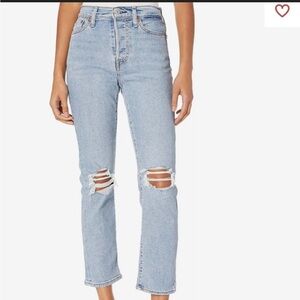 Levi's Light Blue Straight Leg Jeans
